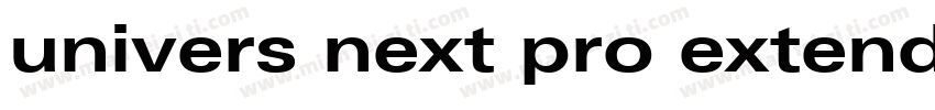 univers next pro extende字体转换